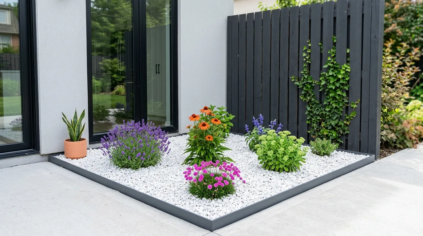 Container and Flower Mix